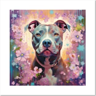 Staffy Painting Posters and Art